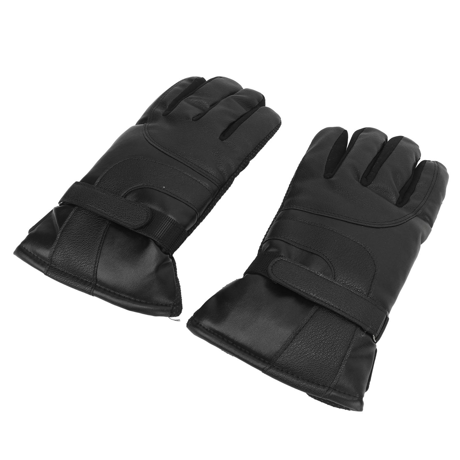 

USB Winter Heated Gloves Men Women Touch Screen Warm Gloves Water Resistant Windproof for Running Cycling Driving