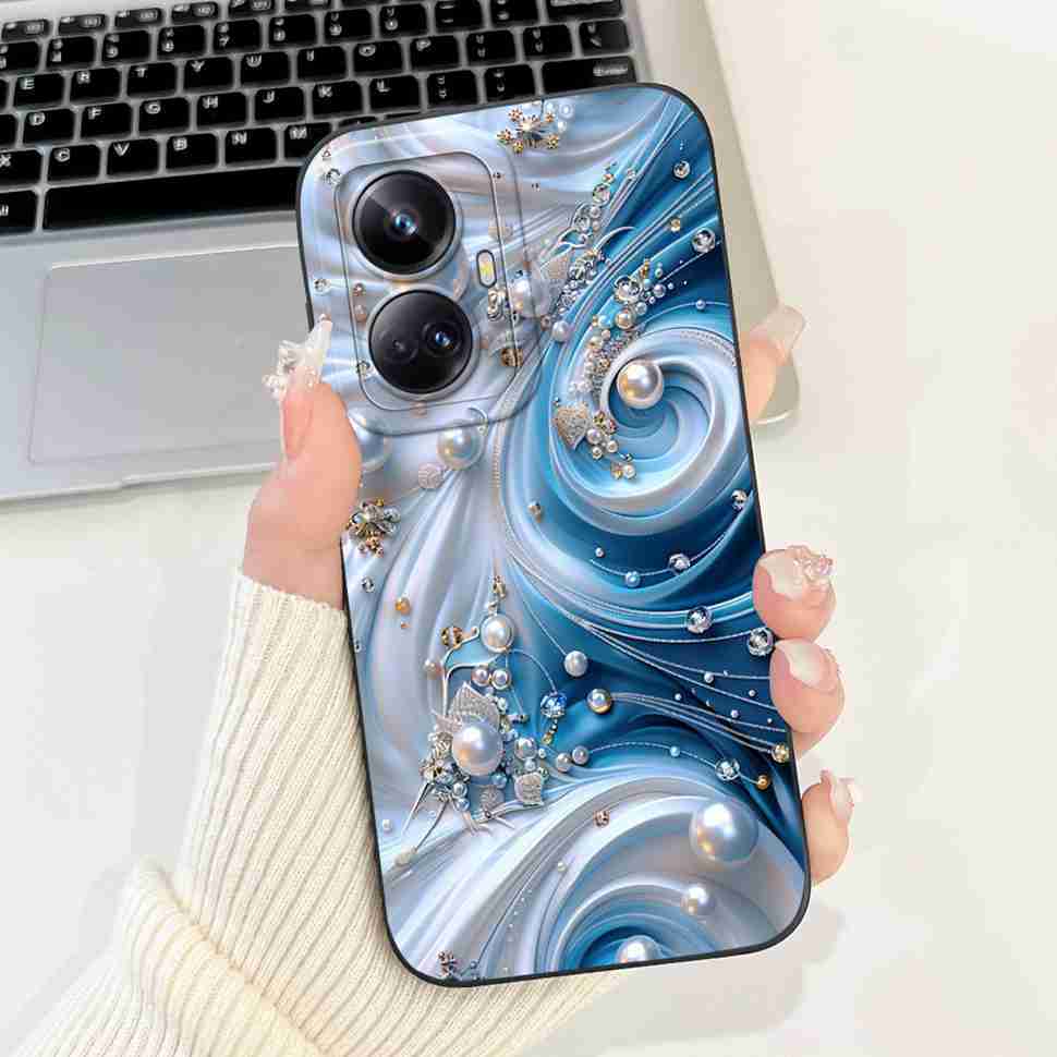 For Oppo Realme 10 Pro+ 5G Case Fashion Girl Luxury Cat Soft Silicone Cover For Realme 10 Pro+ 10pro Plus 6.7" Protective Shell
