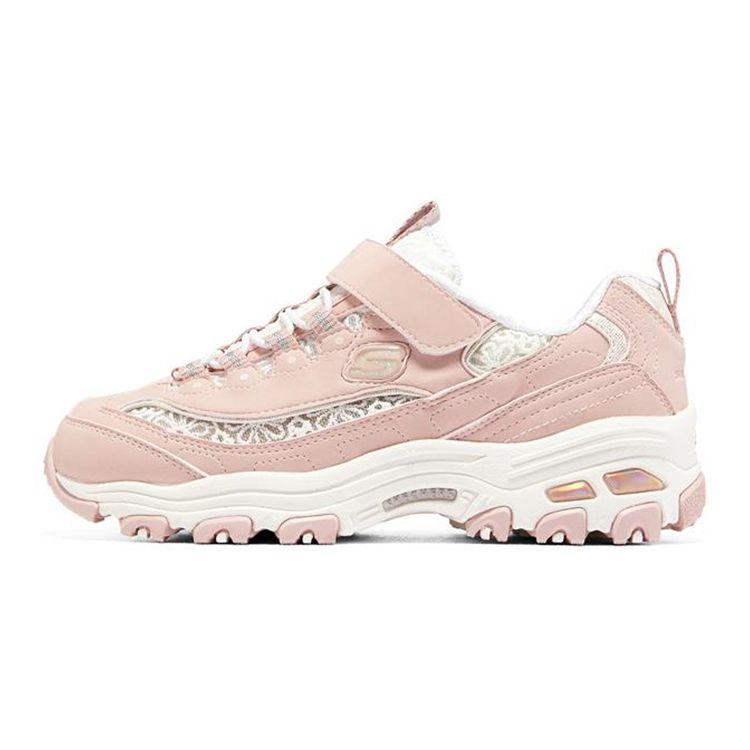 Skechers DLites Low-Top Dad Shoes Kids sneaker Pink 302556L-PNK 36
