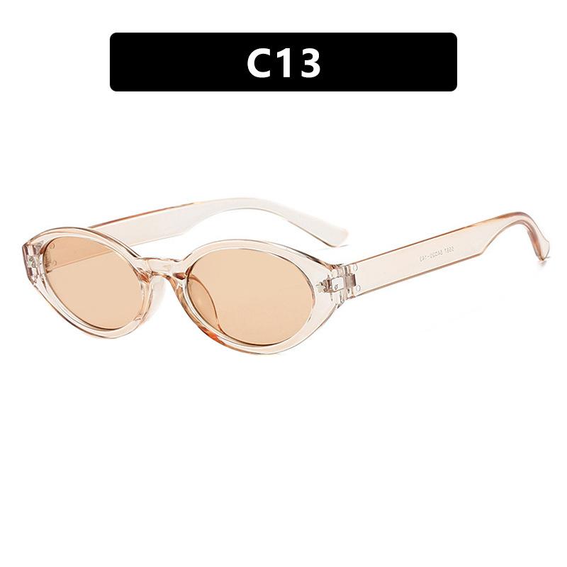 New Oval Shape Sunglasses Women Square Eyeglasses Female Brand Designer Oculos Retro Shades Fashion UV400 Eyewear