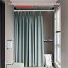 Adjustable Tension Curtain Rod - No‑Drill Extendable Spring Rod for Bathroom, Closet, Window & Doorway