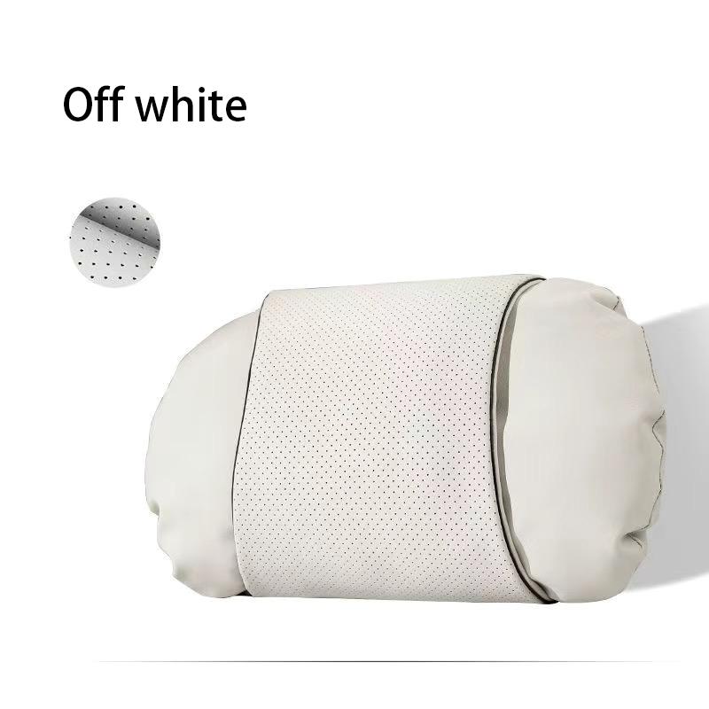 1/2PCS New Car Seats with Nappa Leather Headrests, Breathable Waist Cushions, Neck Pillows, and General Motors Neck Pillows