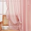1 Panel Raff-Fenstervorhang, Romantische Raff-Vorhänge für Schlafzimmer, Wohnzimmer oder Esszimmer Bauernhaus Hütte Heimdekoration