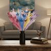 3pcs/set Multi-Color Artificial Butterfly Reed Vivid Colors Lifelike Butterfly Branch Bouquet Long Branch