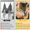 Anti-Scratch Cat Grooming Wrap Anti-Escape Folding Cosmetic Bag Cat Restraint Wrap  Nail Clipping