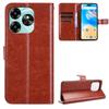 Youmi Umidigi G6 5G Leather Flip Case with Card Slot & Lanyard - Crazy Horse Pattern