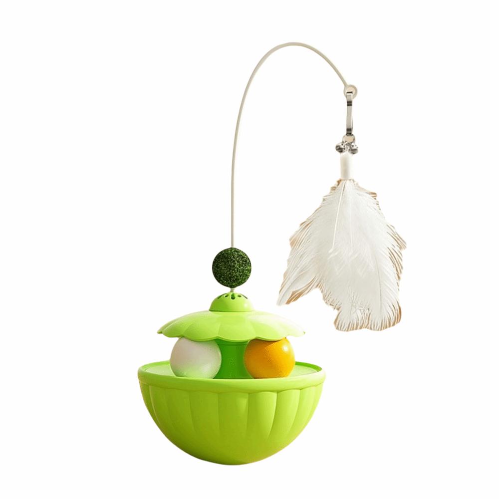 With Bells Cat Teaser Toy Long Pole Interactive Cat Toy Treat Dispenser  Daily Entertainment