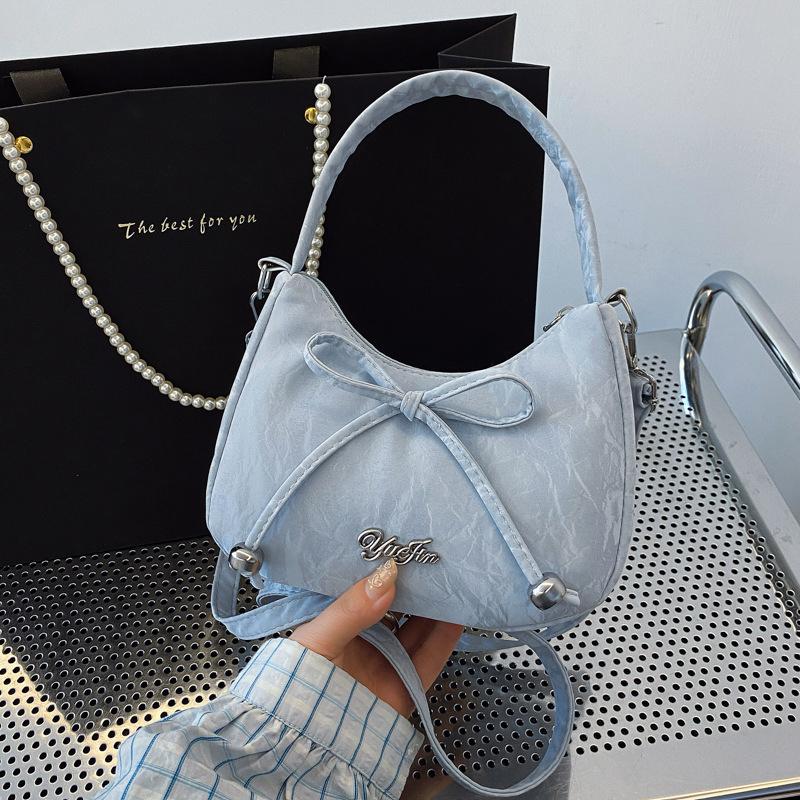 

Cute Princess Style Handbag Girls Shoulder Bag Female Lovely Top Handle Purse Ladies Casual Daily Satchel For Teens one size синій