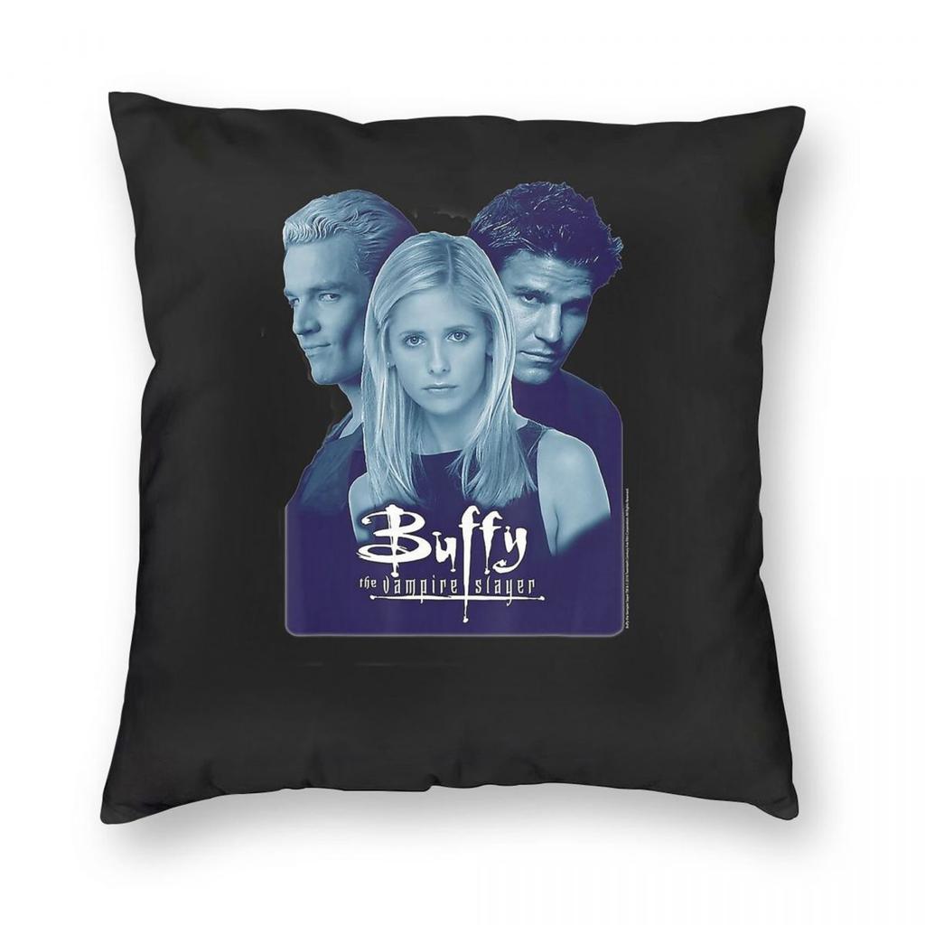 Buffy The Vampire Slayer Square Pillowcase Polyester Linen Velvet Pattern Zip Decor Throw Pillow Case Room Cushion Cover