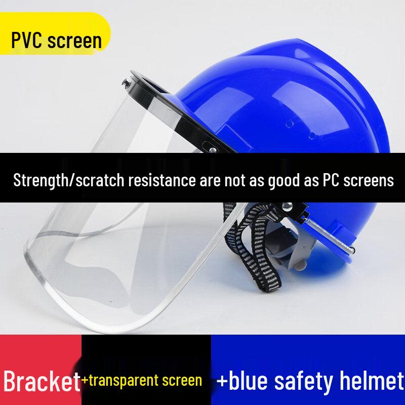 Industrial Safety Helmet with PVC Face Shield