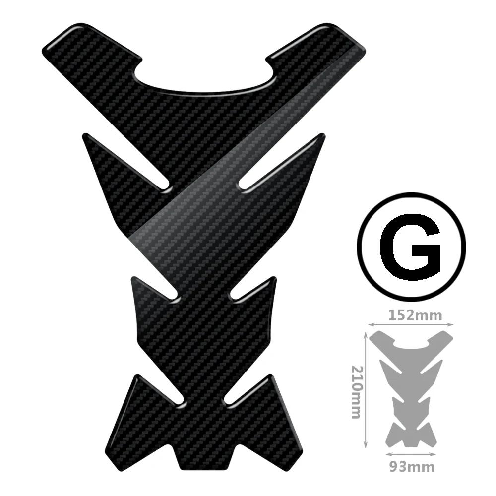 Motorcycle Tank Pad Protection Carbon-look Sticker Universal for Kawasaki Honda Yamaha Suzuki Aprilia Benelli