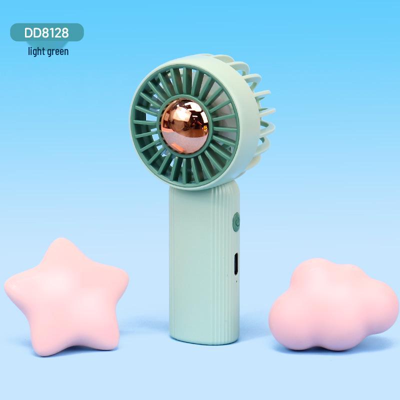 Clear USB Rechargeable 3-Speed Mini Handheld Fan