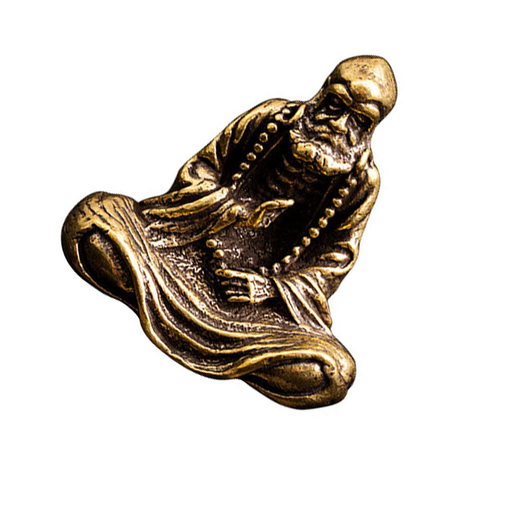 

1Pcs Bodhidharma Buddha Decor Brass Craft Creative Desktop Adornment Home Table Decoration Auspicious Gift China Mainland