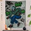 Famous American HipHop Singer Mf Doom Colorful Tapestry Wall Hanging Bohemian Wall Tapestries Mandala Wall Hanging Sheets