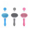 One click cleaning hair removal steel needle brush,cat and dog long hair knot opening massage comb,household pet beauty products