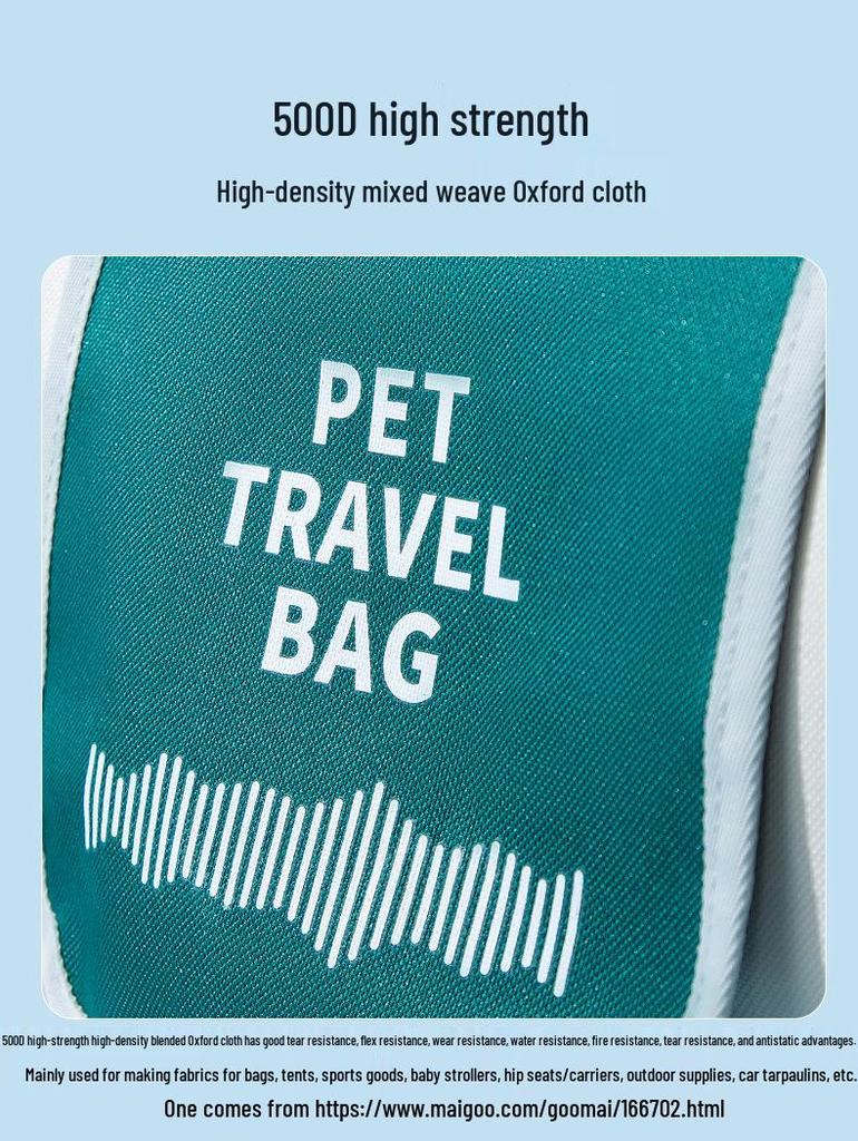 Portable Large Capacity Breathable Pet Backpack - Cat & Dog Space Capsule Bag for Outings