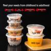 Disposable Round Bowl and Chopsticks Set