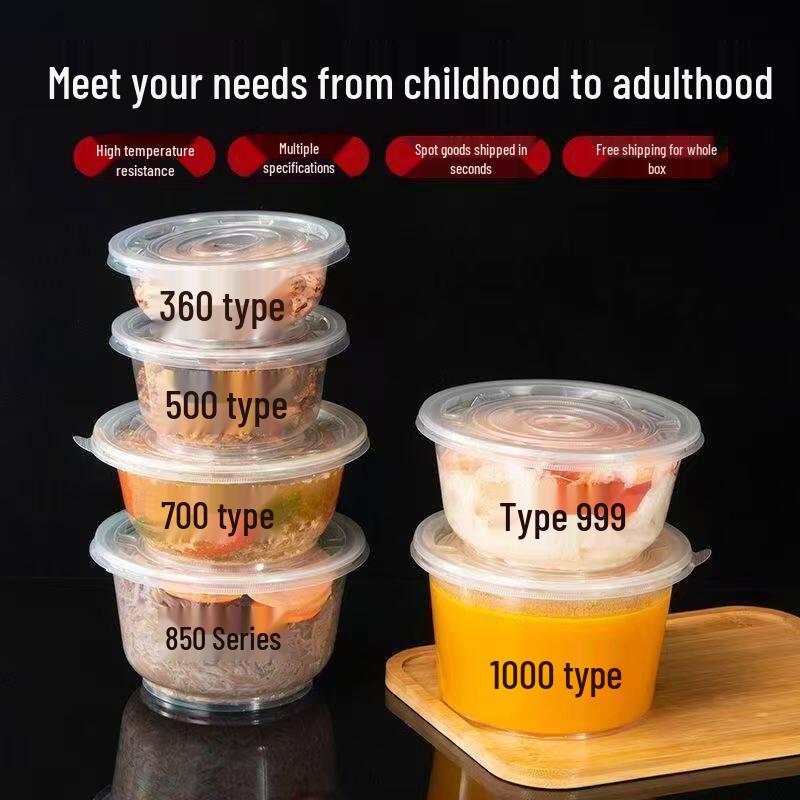 Disposable Round Bowl and Chopsticks Set