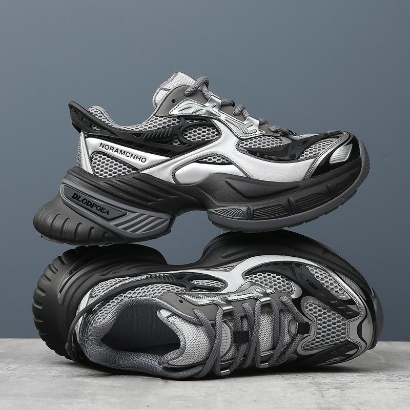 

2024 новые туфли для папы, нишевая домашняя обувь для пар, мужская и женская обувь для отдыха на открытом воздухе, спортивная обувь Guochao 38