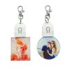 Sublimation Blank LED Acrylic Keychains Hot Transfer Printing Keychain Personalized Pendant Hanging Decoration Durable