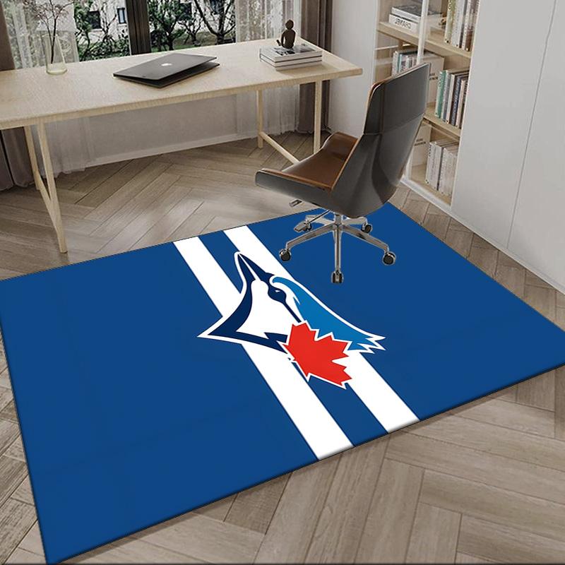 Blue Jays Logo Carpet, Kitchen Rugs, Yoga Mat, Non-Slip Mats, Rug for Bathroom, Living Room bedroom, Camping Rugs Christmas Gift