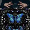 Tarot Tischdecke Schmetterling Blume Astrologie Altartuch Wahrsagekarten Tischdecke Wandteppich Hexerei Zubehör