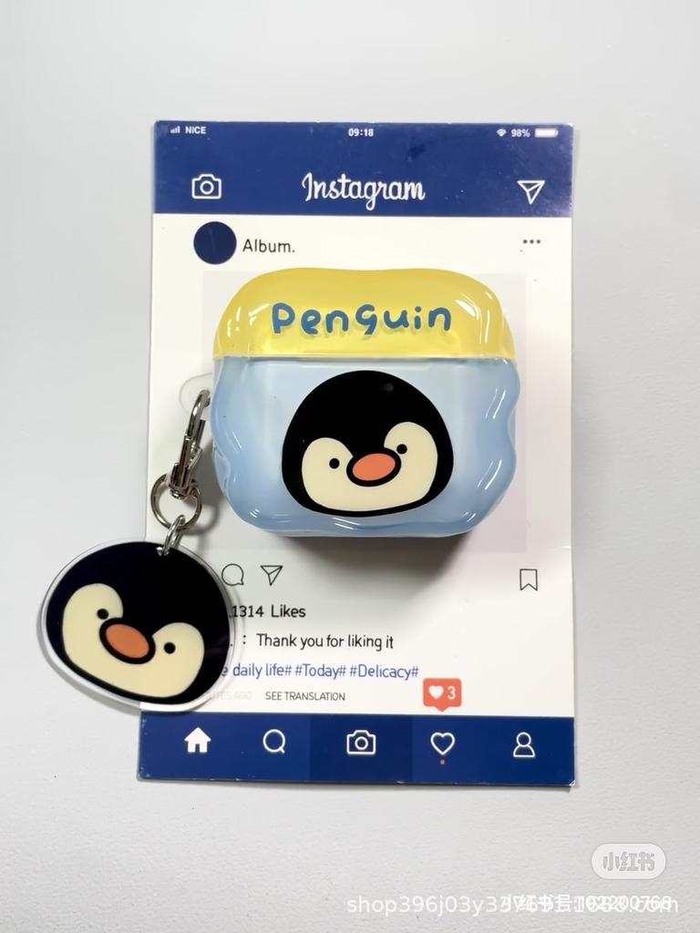 ins wind cartoon cute animal for AirPods 1 /1 earphone protective case 1pro second and third generation new female