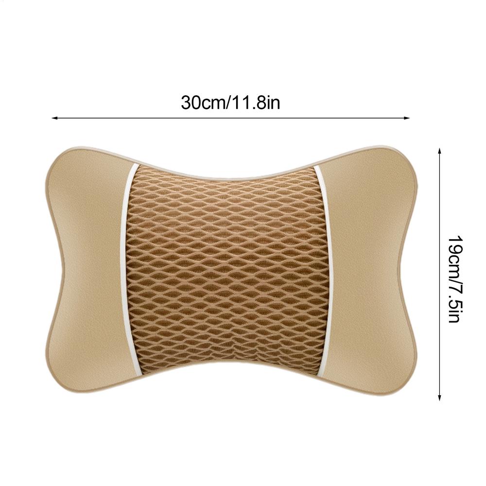 Elastyczny Oddychający Skórzany Zagłówek Dwustronny Samochodowy Ciężarowy Wnętrze Zagłówek Poduszka Podpierająca Szyję Wygodny Uniwersalny Zagłówek