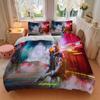3Pcs Cyberpunk Neon Cityscape Bedding Sets For All Sizes New 3D Printed Bed Cover Comforter Duvet Cover Pillowcase Bedroom Decoration