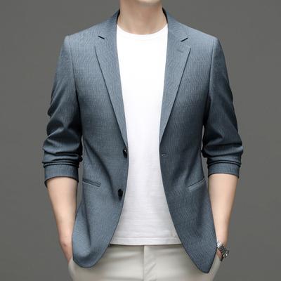 Spring and Autumn Blazer Men's Casual Uniform Men's Youth Korean Top Slim Small Suit
