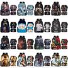 Elementary Students School Backpack Set Lightweight Oxford With Multiple Compartments For Afterschool Tutorage