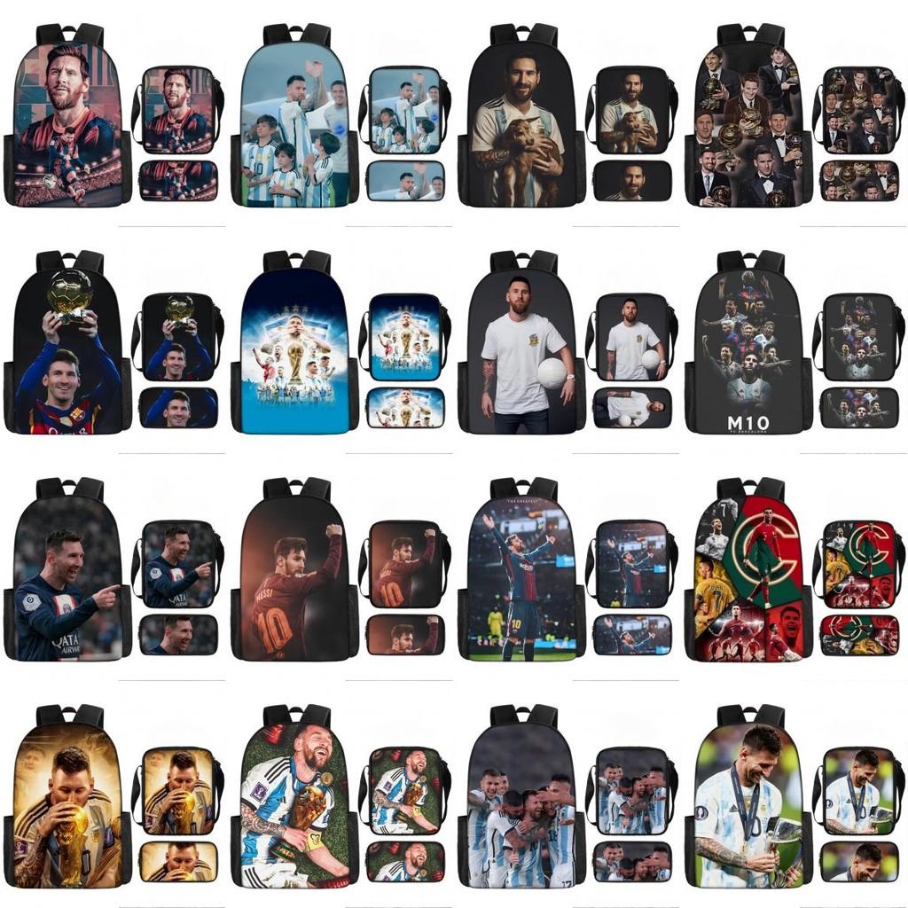 Elementary Students School Backpack Set Lightweight Oxford With Multiple Compartments For Afterschool Tutorage