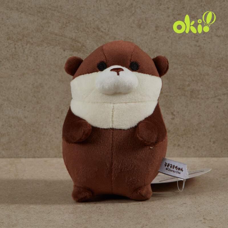 Usou Sou-chan Bubble Bag Hook Keychain 8cm Dark Brown 13cm