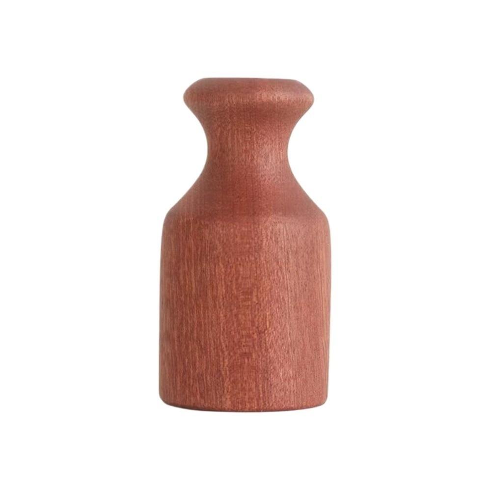 Minimalism Flowerpot Floral Arrangement Tabletop Decor Simple Wooden Vase  Office Desk
