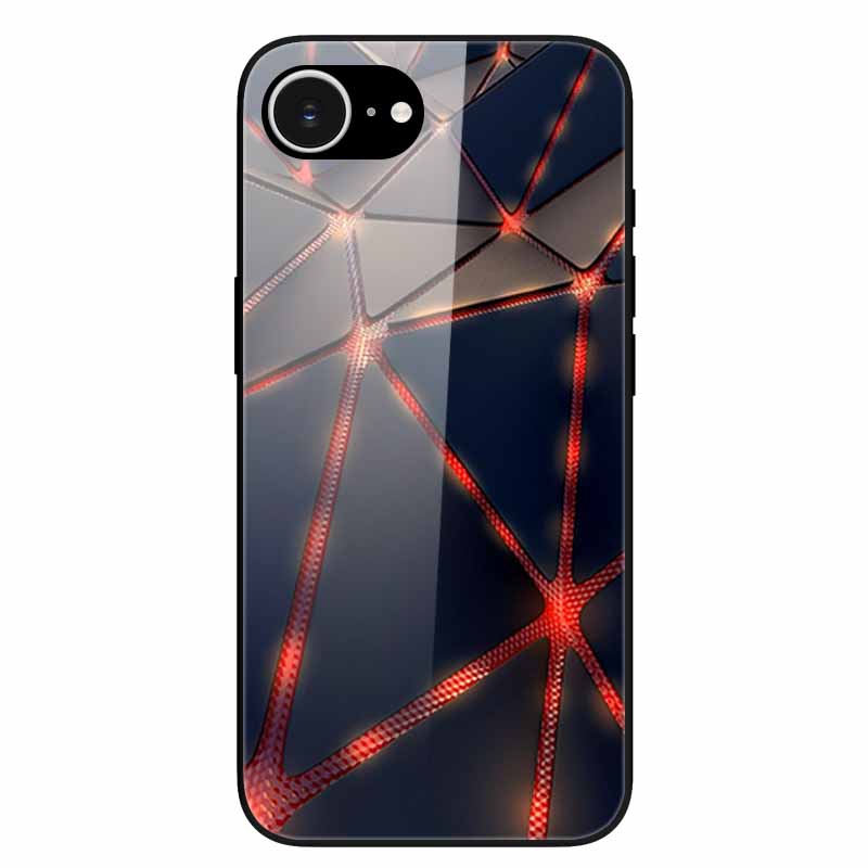 Tempered Glass Phone Cases For iPhone 16e 2025 Case Silicon Bumper Hard PC Back Cover Shell for iPhone SE (2025) / for iPhone16e