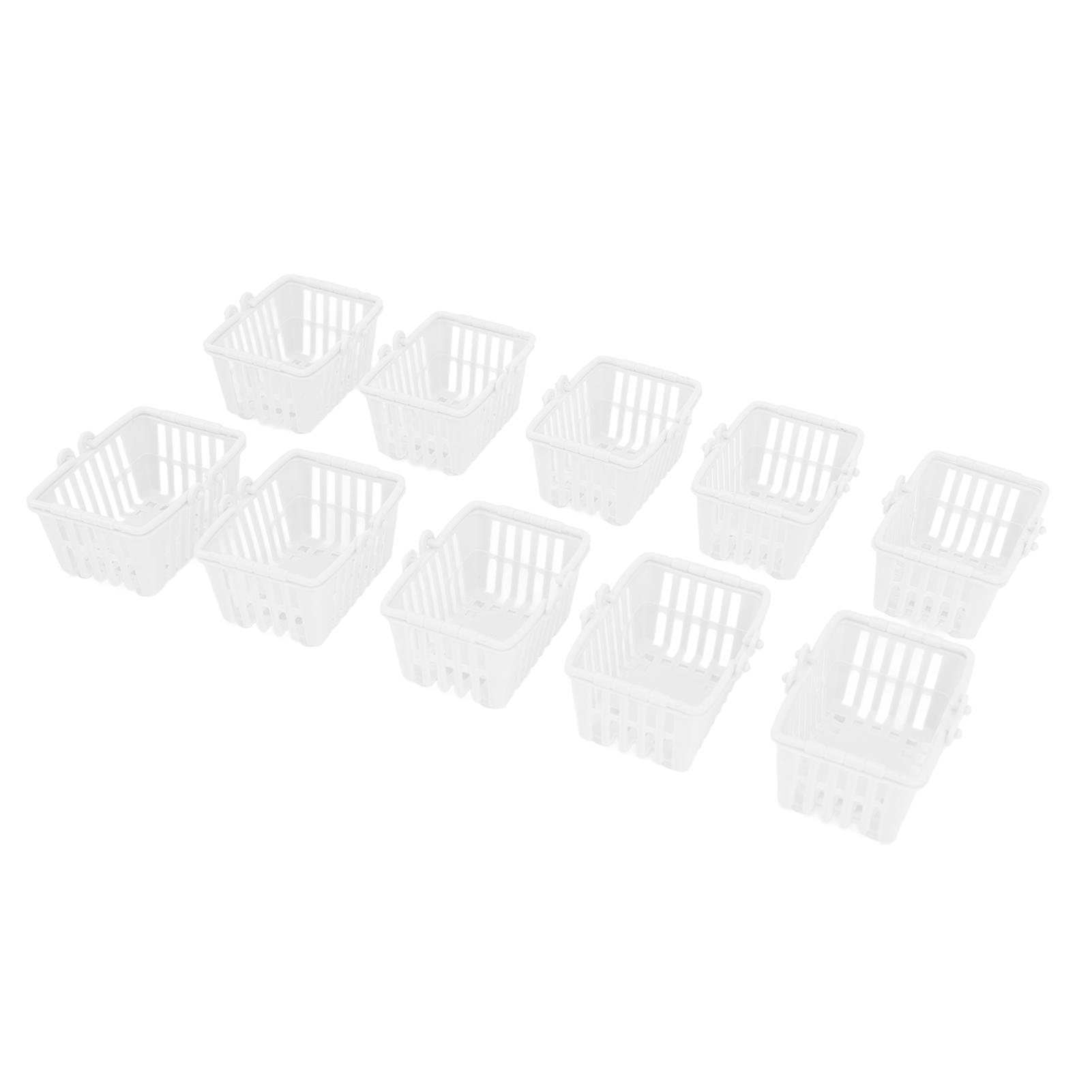

10pcs Shopping Basket Exquisite Reusable ature Basket for Crafts ature Scene Decoration
