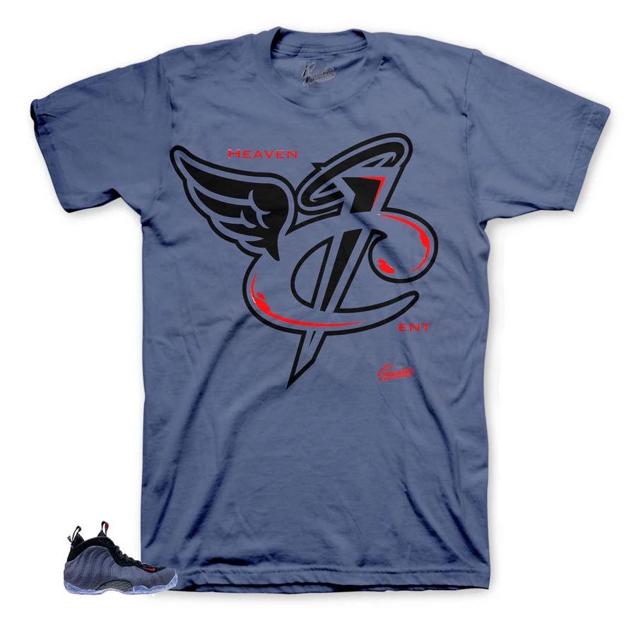 Футболка в тон Foamposite Denim Obsidian Foam - Heaven Cent Tee L