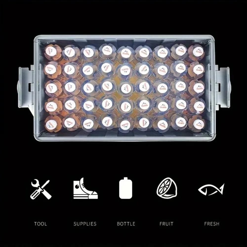 Camping Storage Box Folding Car Trunk Box Outdoor Storage Organizer Waterproof Picnic Packing Box High-capacity Outdoor Products