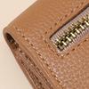 Damen Clutch Geldbörse Mini Geldbörse mit Reißverschluss Münzfach Ausweisfenster Schlanker Kreditkartenhalter Geldbörse für Damen Mädchen