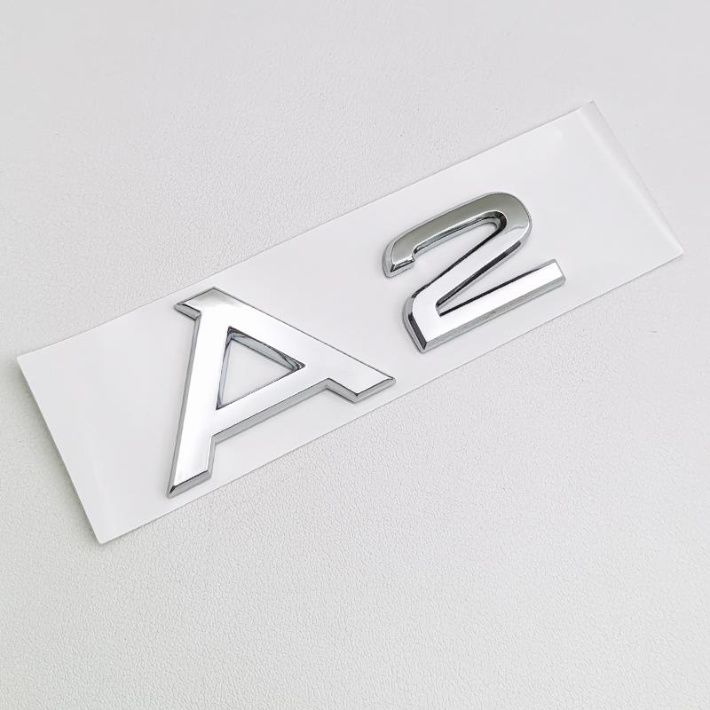 1pcs 3D ABS Chrome S Line A1 A2 A3 A4 A5 A6 A7 A8 Logo Emblem Auto Badge Trunk Decal For Audi Sline Car Body Sticker Accessories