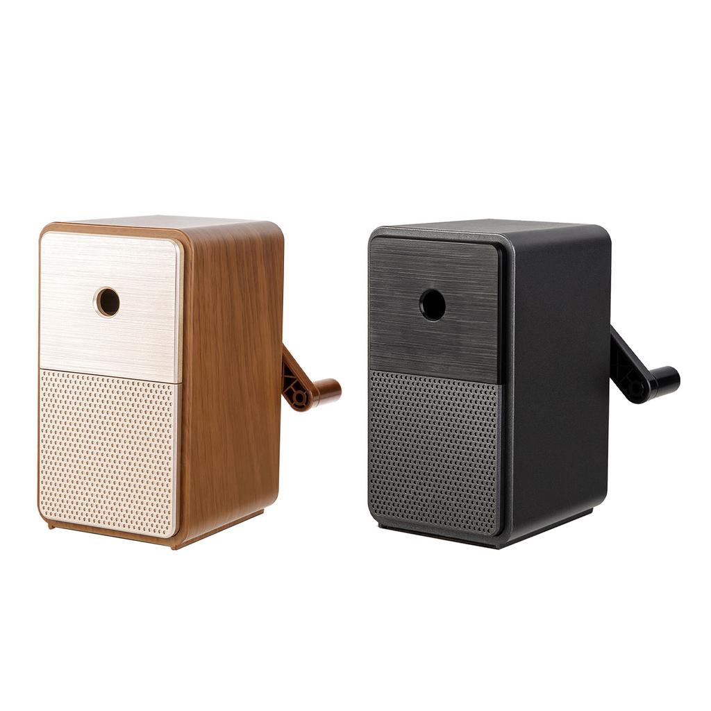 Temperówka z korbką ręczną, 5 regulowanych poziomów, duża pojemność, pojemnik na wióry, ostry ołówek artystyczny