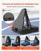 Tragbarer Basketballständer, Höhenverstellung von 2,3 bis 3,05 m Basketballkorb & Korb, Basketballkorb Outdoor mit 1371,6 mm PC-Rückwand für Kinder, Erwachsene