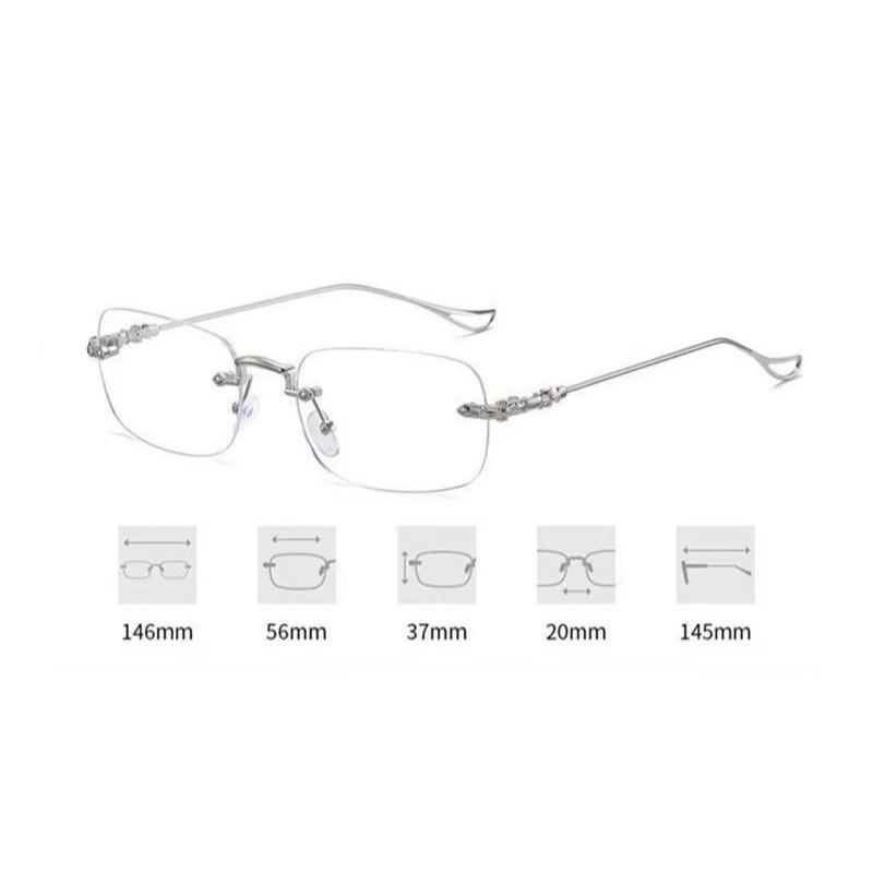 *Sofort lieferbar* Blaulichtfilterbrille Klar Anti-Strahlungsbrille Austauschbare Gläser für Damen/Herren