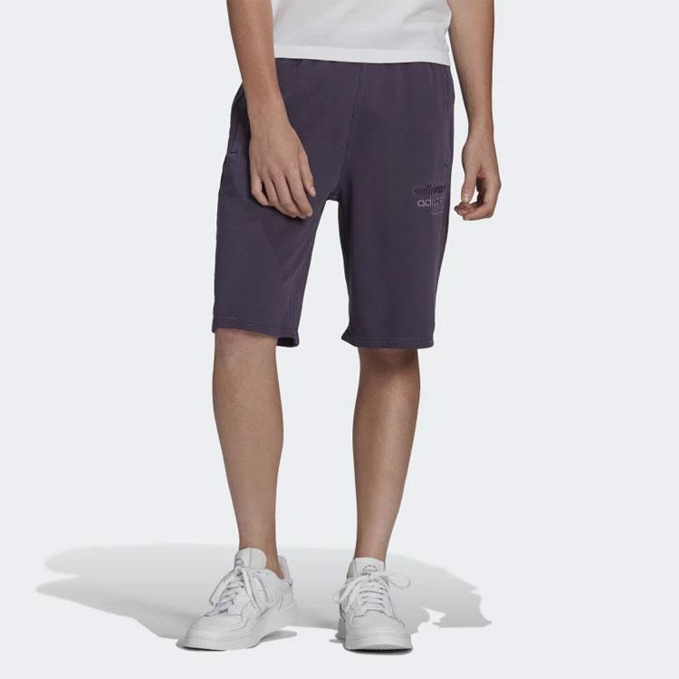 Adidas Originals Trefoil Sports Drawstring Casual Shorts Men Bottoms Purple GL6154