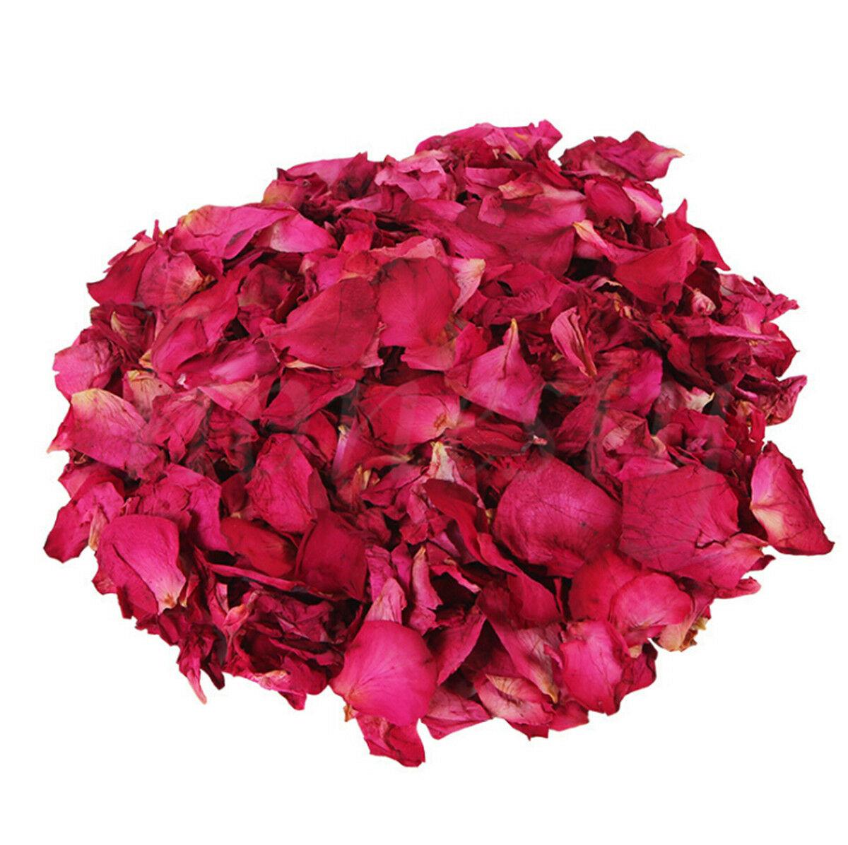 Dried Rose Petals Bath Tools Natural Dry Flower Petal for Bath Bathing Spa Whitening Shower