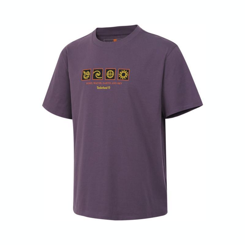 

Timberland Удобная Универсальная Мягкая Приятная к коже Футболка с коротким рукавом Мужские Топы A6DNS-ENX S