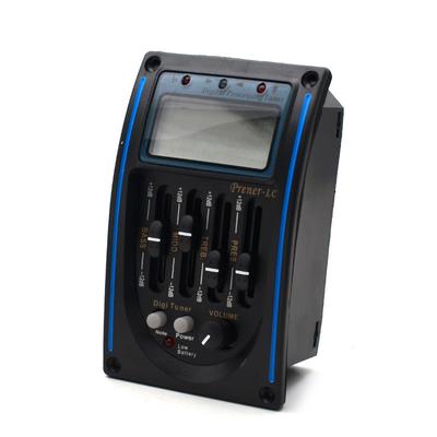Lc-4 Lc-5 Sistem de egalizare EQ cu 5 benzi Preamplificator pentru chitară acustică Pickup Piezo Tuner ecran LCD cu