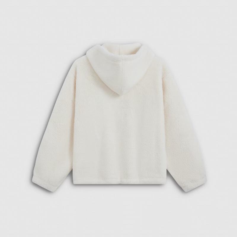 Gap Women's Cozy Embroidered Loose-Fit Hooded Sweatshirt
