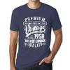 Ultrabasic Homme T-shirt Graphique Vintage Year Cadeau 1958