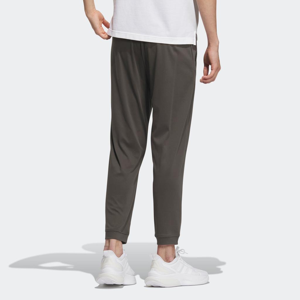 Adidas Premium Knit Pants With Elastic Waist And Cuffs Men Bottoms Rock-Grey IA8162